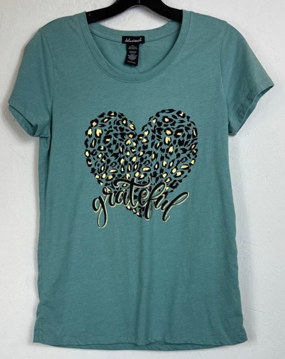 Delusional Blue Shirt Sleeve T-shirt Women's Small